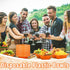 100 Pcs 12oz Orange Disposable Plastic Bowls - Dessert Cups, Snack Bowls, Soup Bowls for Party Favor Picnic