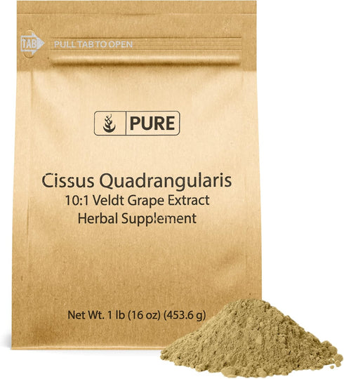 Cissus Quadrangularis (1lb) - Pure Original Ingredients Herbal Supplement, Non-GMO, Lab-Verified