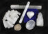 DANCING BEAR Selenite Protection Collection (22 pc Set): 12-15 Sticks (1.5-2”), Palm Stone, Heart, Tower, 8" Stick,