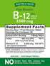 Nature's Truth B12 Vitamin | 60 Sublingual Tablets | 2500 mcg | Vegetarian, Non-GMO & Gluten Free