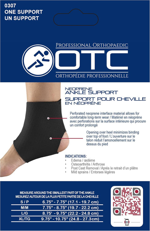 OTC Ankle Support, Slip-on Style, Neoprene