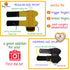 BodyMoves 5 Finger Splints plus 1 Pinkie/Kid Splint, with Black Pinkie