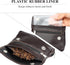 FIREDOG Genuine Leather Smoking Tobacco Pipe Pouch - Case Bag for 2 Pipes, Tamper Tool, Brown
