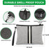HOMEAL Smell Proof Bag Kit - Smell Proof Pouch with Lock, Stash Box, Odor Proof Containers for Travel and Home (Grey)