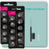 Oticon Minifit Open 8mm Dome Piece with Hearing Aid Cleaning Brush, Vent Tool, Microfiber Cloth (2 Packs, 20 Domes)
