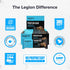Legion Protein Bar, Chocolate Peanut Butter - 100% Whey Protein, Baked Bars with Prebiotic Fiber, High Protein (20g)