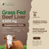 Grass Fed Beef Liver Capsules 4500mg - 270 Capsules, 750mg Each - Grassfed Desiccated Liver Supplement - Pasture Raised