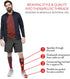 Montana Plaid Cotton Compression Socks for Comfort and Support