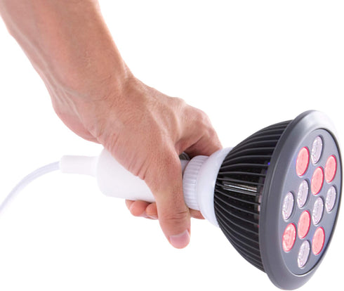 Red Light Therapy Device - Red Near Infrared 660nm 850nm, 12 LEDs for Skin Health and Pain Relief