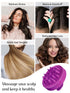 HEETA Hair Scalp Massager for Hair Growth, Shampoo Brush with Soft Silicone Bristles for Dandruff Removal