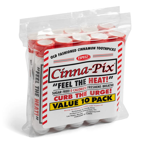 Cinna-pix Tubes of Cinnamon Toothpicks (10 Pack)