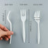 Plasticpro Cutlery Plastic Forks Medium Weight Disposable Silverware (White,1000 Forks) by PLASTICPRO
