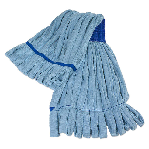 Microfiber Tube Mop Head, 400 Grams, Blue - Super Absorbent Looped Ends