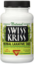 Swiss Kriss Herbal Laxative Tablets, Natural Laxatives for Constipation Relief, 250 Tablets
