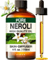 Set Set 2X 4 Oz Spikenard Essential Oil for Diffuse & Neroli Essential Oil for Diffuser - Aromatherapy Grade Essential