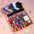 YANRONG Ponytail Holders and Scrunchies Mix for Girls and Women, Traceless Elastic Ropes, Rubber Bands (2155PCS)