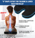 Everlasting Comfort Doctor Recommended Memory Foam Seat Cushion for Office Chairs - HSA FSA Eligible Tailbone Pain