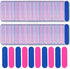 Mini Nail File Bulk - 300Pcs Disposable Double Sided Emery Boards for Home or Professional Manicure Tools (Blue and