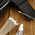 Norme 6 Inch 500 Pcs Long Cotton Swabs with Wooden Handles for Cleaning and Makeup