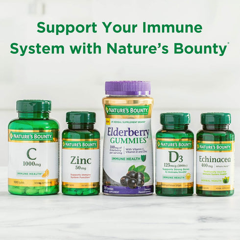 Nature's Bounty Vitamin D3 1000 IU Softgels - 350 Count