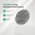 kHelfer Foam Scrubber and Scouring Pad, Microfiber Chenille Replacement Mop Cleaning Brush for Glass, Window, Floor