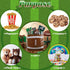 Resholder 30 3 8 8 3.15 Inch Pcs Football Clear PVC Gift Bags Bulk Styles Rugby Themed Snack Goodie Bags with Handle