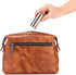 Small Metal Pill Holder Keychain, Waterproof Mini Stainless Steel Pill Case Organizer for Travel Purse Pocket