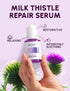 Milk Thistle Repair Serum | Korean Skin Care Face Moisturizer Hydrating Serum for Face | Korean Moisturizer Skin Firming Face Serum for Glowing Skin w/ 70% Burdock Root Extracts (1.01 oz)