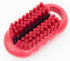 SPARTA Nail Scrub Brush, Heavy-Duty Hand and Fingernail Brush for Gardeners, 5 Inches, Red
