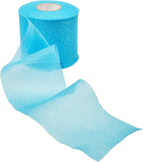 Green Sky Athletic Sports Foam Underwrap - 4 Rolls, Aqua Blue for Hair & Ankles