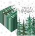 Janlaugh 100 Pcs 3 Ply Feliz Navidad Disposable Napkins Hand Towels for Bathroom