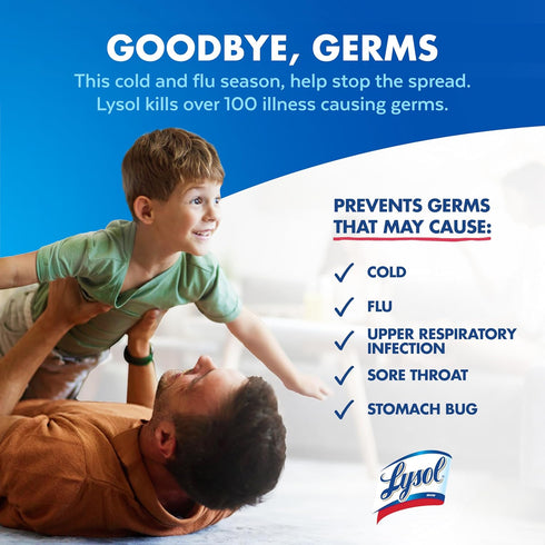Linen,19 Oz (Pack 2) Lysol Disinfectant Spray, Household Essential Cleaning Supplies, Multi-Purpose Room Spray