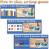 PHIELEY Dementia Activities for Seniors, Cognitive Games for Elderly, Magnetic Color & Number Alzheimers Products