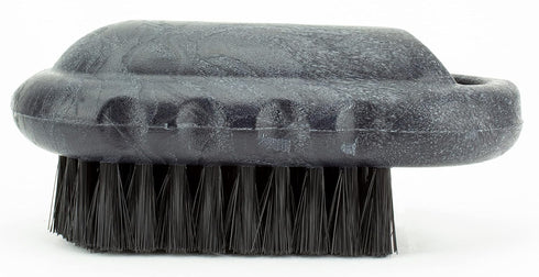SPARTA Nail Scrub Brush Commercial-Grade, Heavy-Duty Hand and Fingernail Brush with Stiff Bristles for Gardeners, Mechanics, And Foodservice Personnel, Plastic, 5 Inches, Black