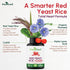Red Yeast Rice 1215 mg. Capsules - Extra Strength with CoQ10 Supplement, Non-GMO, 90 Veggie Caps