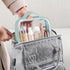 PACKISM TSA Approved Toiletry Bag, Clear Makeup Bags with Handle, Laurel Green, Quart-sized Travel Essentials