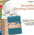 Reusable Cleaning Cloth, 2 Pack, Super Absorbent, Washable Kitchen Towels, 14x10”