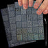 90 Sheets Silver Nail Art Stickers, Holographic Laser 3D Self Adhesive Designs for Nail Decoration with Tweezer