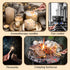 2 PCS Windproof Flameless Candle Lighter, Upgraded Electric Lighter with LED Power Display & Safety Switch for BBQ