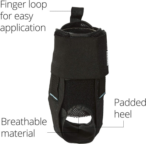 Ossur FormFit Ankle Brace with Speedlace & Figure 8 Straps, Small, Durable Material, Ankle Immobilization Post Injury