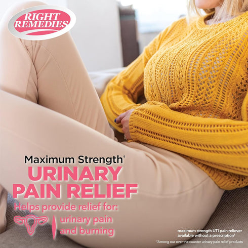 Urinary Pain Relief Phenazopyridine HCl 99.5mg Tablets, Maximum Strength OTC for Fast Relief of UTI Pain, 72 count
