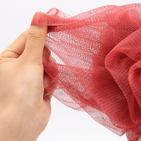 4 Pack Bath Sponge, Mesh Pouf Body Scrubber Exfoliator Loofahs - 50g Each for Bath Shower