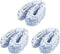 MECCANIXITY Microfiber Scrubber Replacement Head for Window, Glass, Marble Wall, Pack of 3 (Blue)