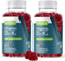 Vitamin D3 K2 Gummies - 1000 IU Vitamin D3 and K2 100mcg - Vegetarian, Gelatin Free, Tasty Chewable Strawberry Flavored