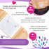 Herbal Heat Patches for Menstrual Cramp Relief - 10 Pack Heavy Flow, 8 Hours Adjustable Heat with Botanicals
