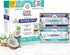 GuruNanda Teeth Whitening Strips, 16 Day Treatments, Enamel-Safe for Sensitive Teeth, Non-Slip Dry Strip Technology
