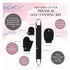 Seraphic Skincare 4-Piece Self Tanner Kit - Includes Premium Exfoliating Mitts and Applicator Belt for Perfect Tan