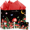 Mushroom Gift Bag with Wrapping Paper and Card, Black Mushroom Birthday Party