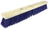 Weiler 44590 24" Block Size, Hardwood Block with Stiff Blue Polypropylene Fill for Contractor Coarse Sweeping Broom