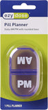 Pack 6, Ezy Dose Travel Pocket Pharmacy Pill Box and Medicine, Vitamin Container, Daily, AM PM Planner and Storage